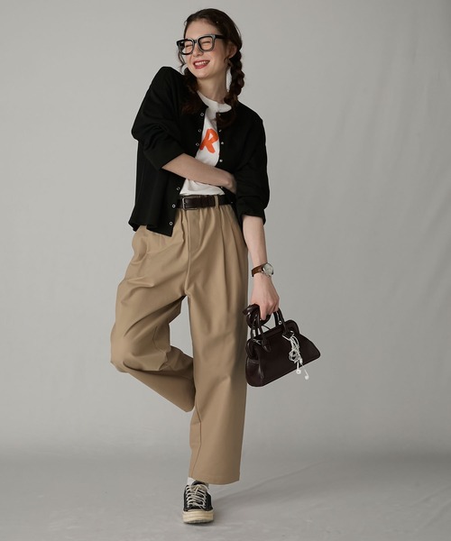 BONLECILL Marche(ボンルシールマルシェ)の「【BONLECILL Marche】がま口ボストンバッグ/ショルダーバッグ(ボストンバッグ・レディース・ブラウン/ワイン/ブラック・FREE)」の11枚目の写真