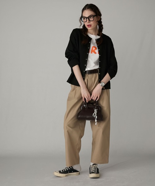 BONLECILL Marche(ボンルシールマルシェ)の「【BONLECILL Marche】がま口ボストンバッグ/ショルダーバッグ(ボストンバッグ・レディース・ブラウン/ワイン/ブラック・FREE)」の12枚目の写真