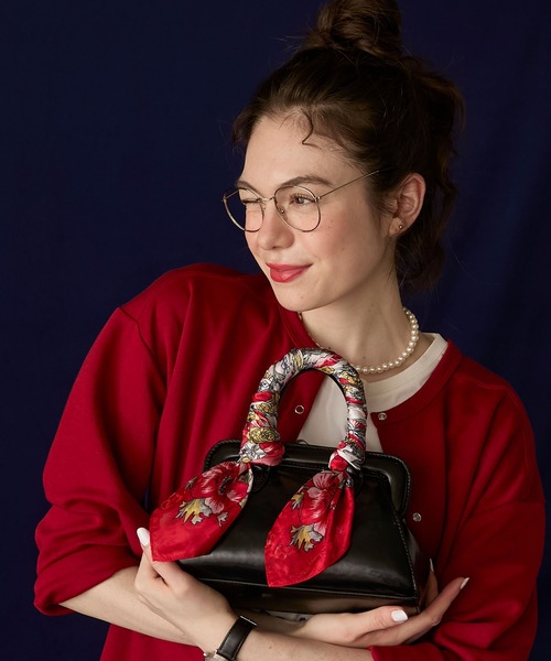 セール】【BONLECILL Marche】がま口ボストンバッグ/ショルダーバッグ