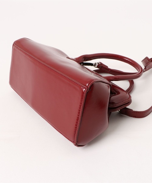 BONLECILL Marche(ボンルシールマルシェ)の「【BONLECILL Marche】がま口ボストンバッグ/ショルダーバッグ(ボストンバッグ・レディース・ブラウン/ワイン/ブラック・FREE)」の20枚目の写真