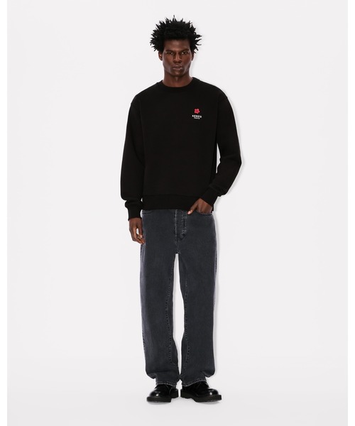 KENZO(ケンゾー)の「'Boke Flower' エンブロイド コットン スウェット(スウェット・メンズ・ブラック系その他5・SMALL/MEDIUM/LARGE/X-LARGE)」の4枚目の写真