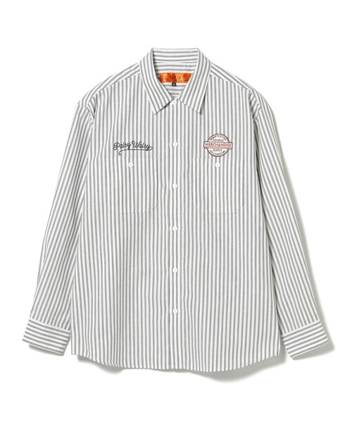 BEAMS HEART(ビームスハート)の「GMS ビッグシルエット ワークシャツ(シャツ/ブラウス・メンズ・ホワイト/ブルー・LARGE/MEDIUM/SMALL)」の13枚目の写真