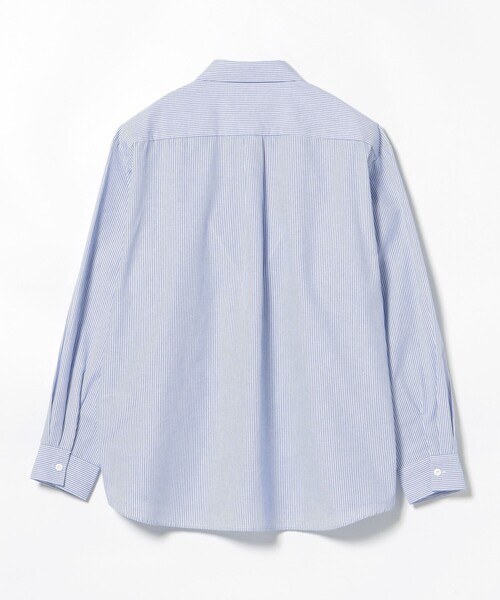 BEAMS HEART(ビームスハート)の「GMS ビッグシルエット ワークシャツ(シャツ/ブラウス・メンズ・ホワイト/ブルー・LARGE/MEDIUM/SMALL)」の19枚目の写真
