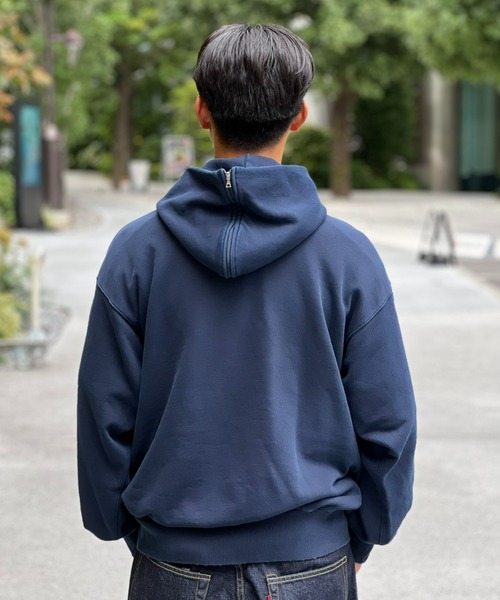 MAGIC NUMBER（マジック ナンバー）の「【MAGIC NUMBER】OLD SIGN WASHED ZIPHOOD SWEAT（スウェット・メンズ・グリーン/ネイビー・X-LARGE/LARGE/MEDIUM）」の4枚目の写真