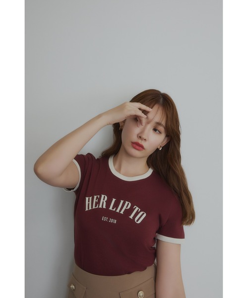 トップス Urban Basic Ringer Tee Urban Basic Ringer Tee（Tシャツ/カットソー）｜Her lip to