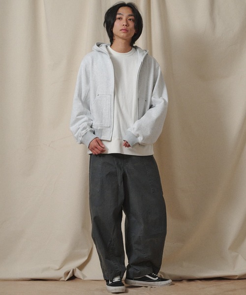 Universal Style Wear（ユニバーサルスタイルウェア）の「Universal Style Wear ユーズド風 バズーカ パンツ（その他パンツ・メンズ・アイボリー/ブラック/ライトカーキ・MEDIUM/LARGE/X-LARGE）」の5枚目の写真