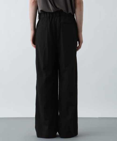 HARE(ハレ)の「【SET UP対応】ナイロンレーヨンワイドストレートパンツ(HARE)(スラックス・メンズ・ブラック・SMALL/MEDIUM)」の10枚目の写真