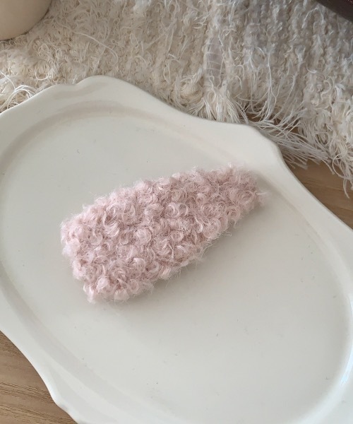 SHEPP(シープ)の「2P もこもこヘアピン(ヘアピン・レディース・ピンク/レッド/ホワイト/ブラウン・F)」の10枚目の写真