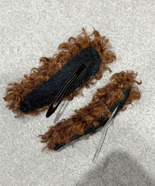 SHEPP(シープ)の「2P もこもこヘアピン(ヘアピン・レディース・ピンク/レッド/ホワイト/ブラウン・F)」の15枚目の写真