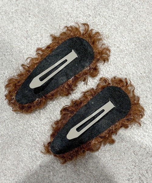 SHEPP(シープ)の「2P もこもこヘアピン(ヘアピン・レディース・ピンク/レッド/ホワイト/ブラウン・F)」の16枚目の写真