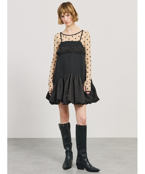 sorin バルーンキャミソールミニドレス ワンピース セール】Balloon Camisole Mini Dress/バルーンキャミソールミニドレス