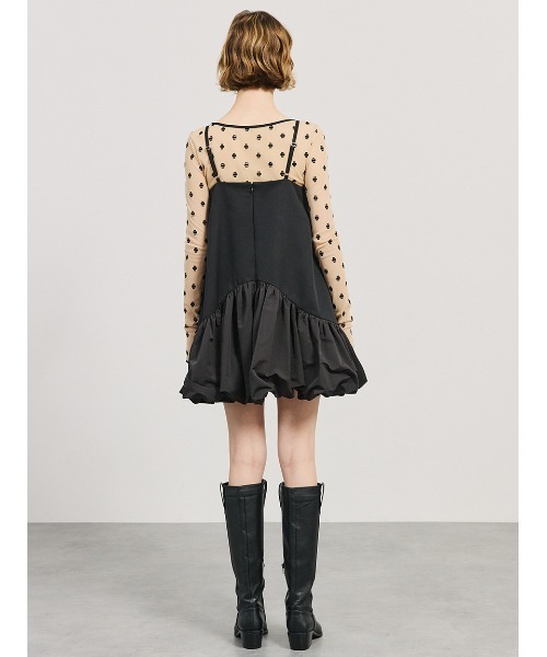 セール】Balloon Camisole Mini Dress/バルーンキャミソールミニドレス