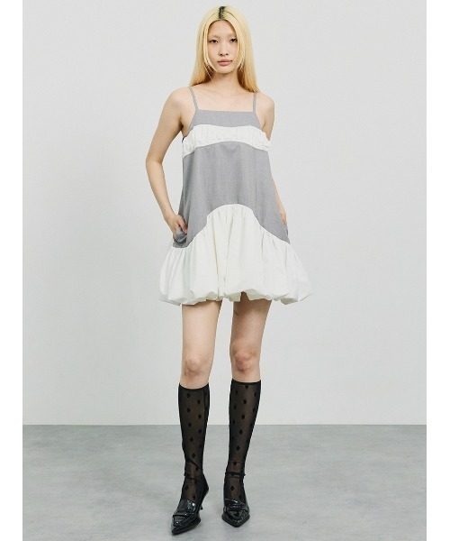 セール】Balloon Camisole Mini Dress/バルーンキャミソールミニドレス