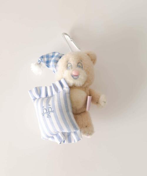 SMELLY（スメリー）の「『WEB/一部店舗限定』NEONMOON　Sleepy Teddy Key Holder（キーホルダー・レディース・パープル/ミント/ピンク/ブラウン/アイボリー・-）」の3枚目の写真