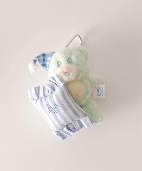 SMELLY（スメリー）の「『WEB/一部店舗限定』NEONMOON　Sleepy Teddy Key Holder（キーホルダー・レディース・パープル/ミント/ピンク/ブラウン/アイボリー・-）」の5枚目の写真