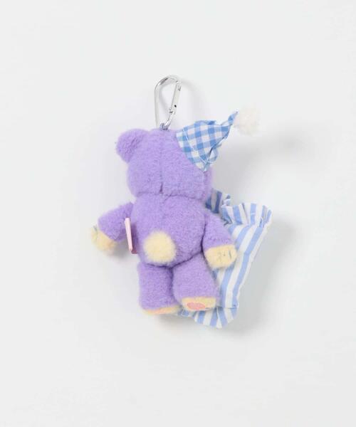 SMELLY（スメリー）の「『WEB/一部店舗限定』NEONMOON　Sleepy Teddy Key Holder（キーホルダー・レディース・パープル/ミント/ピンク/ブラウン/アイボリー・-）」の8枚目の写真