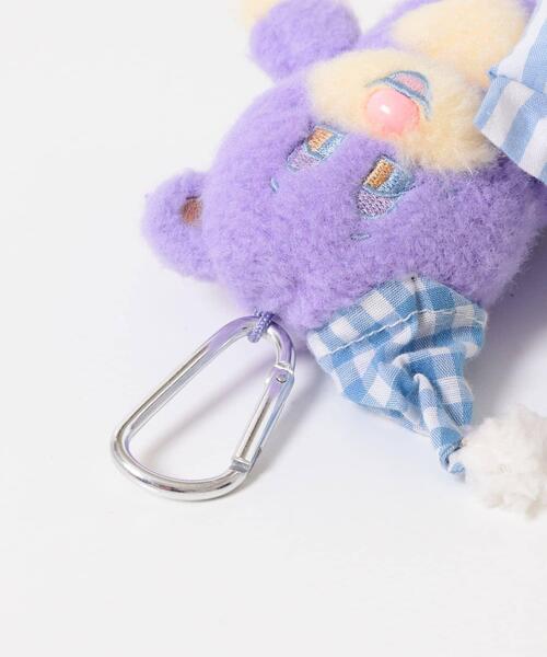 SMELLY（スメリー）の「『WEB/一部店舗限定』NEONMOON　Sleepy Teddy Key Holder（キーホルダー・レディース・パープル/ミント/ピンク/ブラウン/アイボリー・-）」の9枚目の写真