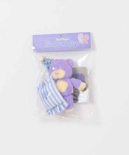 SMELLY（スメリー）の「『WEB/一部店舗限定』NEONMOON　Sleepy Teddy Key Holder（キーホルダー・レディース・パープル/ミント/ピンク/ブラウン/アイボリー・-）」の11枚目の写真