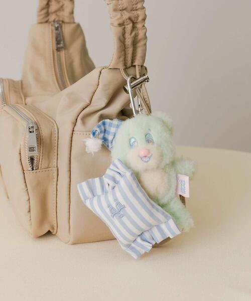 SMELLY（スメリー）の「『WEB/一部店舗限定』NEONMOON　Sleepy Teddy Key Holder（キーホルダー・レディース・パープル/ミント/ピンク/ブラウン/アイボリー・-）」の15枚目の写真