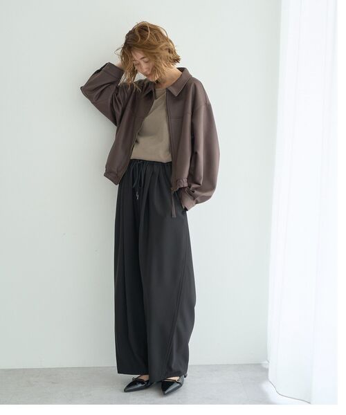 YECCA VECCA(イェッカヴェッカ)の「シアーニットプルオーバー(ニット/セーター・レディース・ブラック/ベージュ/ブラウン・FREE)」の19枚目の写真