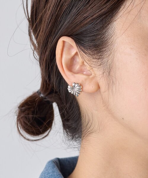 8uede リーフピアス ハートリーフピアス（ピアス（両耳用））｜BEARDSLEY