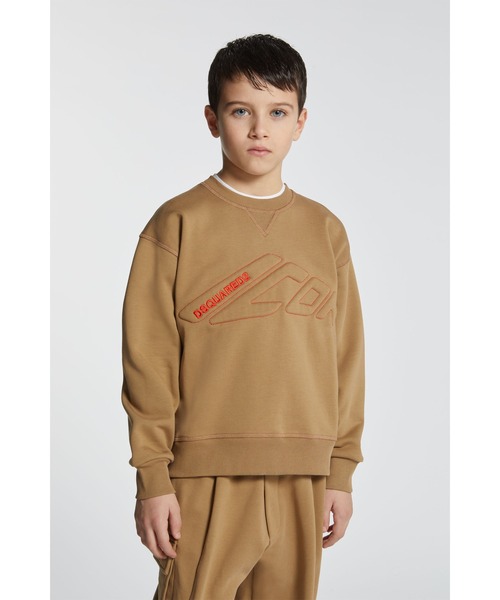 DSQUARED2(ディースクエアード)の「キッズ プルオーバースウェット DSQUARED KID(スウェット・キッズ・ブラウン・4Y/16Y/14Y/12Y/10Y/8Y/6Y)」の4枚目の写真