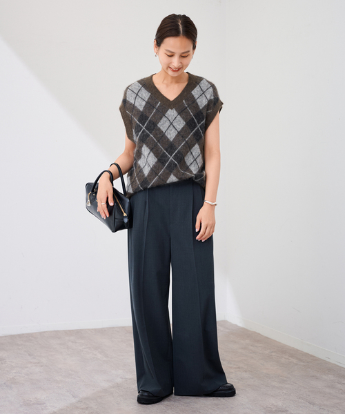 セール】アーガイルベスト（ベスト）｜FRAMeWORK（フレームワーク）の