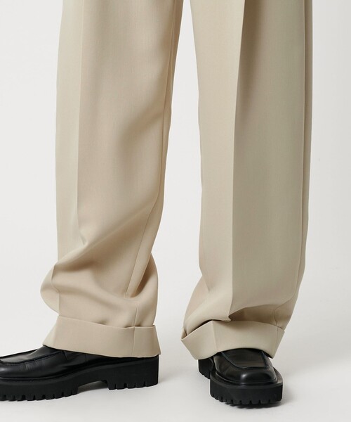 MARW UNITED ARROWS＞ダブルクロス タック パンツ（スラックス