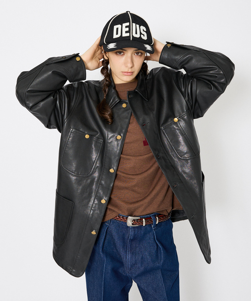 DEUS EX MACHINA（デウスエクスマキナ）の「【Deus Ex Machina/デウスエクスマキナ】Restwell Cap/キャップ/ユニセックス【WEB限定】（キャップ・メンズ・ブラウン/ブラック/アイボリー・フリー）」の4枚目の写真