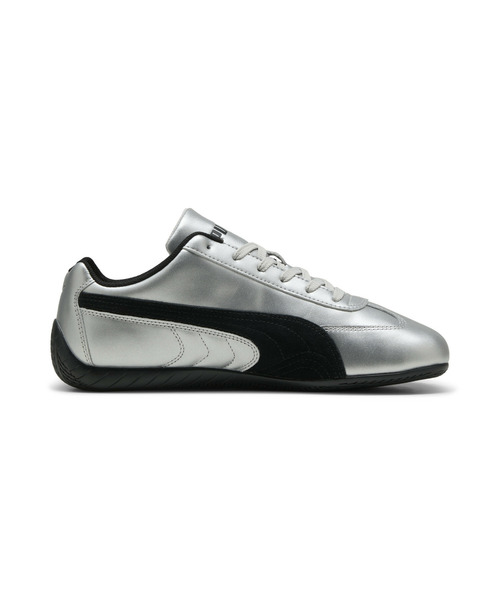 PUMA (プーマ)フューチャーキャットロウシャイニーメタリックシルバー プーマ「スピードキャット メタリック」メタリックシルバーが