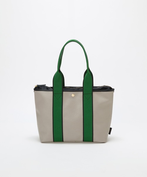 Breath TOPKAPI(ブレストプカピ)の「【Breath TOPKAPI】SCOTCH GRAIN スコッチグレイン シンプル A4 トートバッグ(トートバッグ・レディース・クリーム/ブラック/グレイッシュベージュ/グリーン/レッド・FREE)」の4枚目の写真