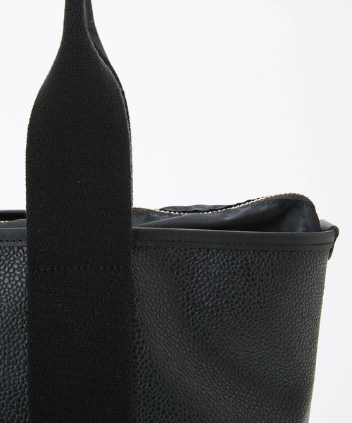 Breath TOPKAPI(ブレストプカピ)の「【Breath TOPKAPI】SCOTCH GRAIN スコッチグレイン シンプル A4 トートバッグ(トートバッグ・レディース・クリーム/ブラック/グレイッシュベージュ/グリーン/レッド・FREE)」の10枚目の写真