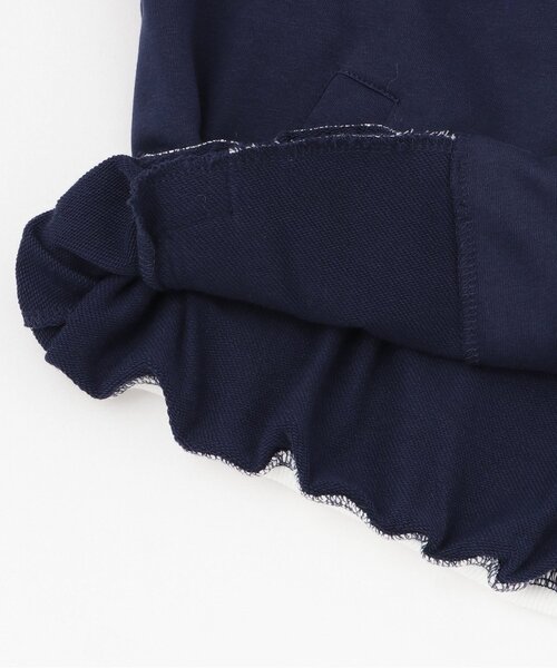 by LOVEiT(バイラビット)の「【WEB限定】Bポイントブルゾン(ブルゾン・キッズ・アイボリー/ネイビー・160cm/150cm/140cm/130cm/120cm)」の5枚目の写真