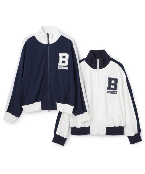 by LOVEiT(バイラビット)の「【WEB限定】Bポイントブルゾン(ブルゾン・キッズ・アイボリー/ネイビー・160cm/150cm/140cm/130cm/120cm)」の3枚目の写真