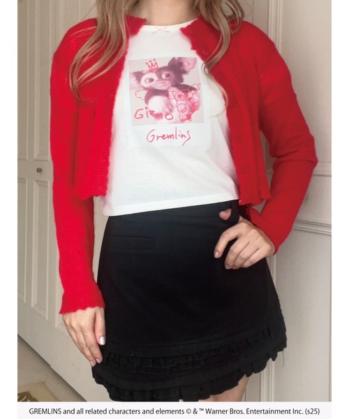 MORE self LOVE(モアセルフラブ)の「【GREMLINS】フォトTEE(Tシャツ/カットソー・レディース・ピンク/ホワイト/ブラック・FREE)」の1枚目の写真