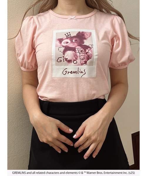 MORE self LOVE(モアセルフラブ)の「【GREMLINS】フォトTEE(Tシャツ/カットソー・レディース・ピンク/ホワイト/ブラック・FREE)」の13枚目の写真