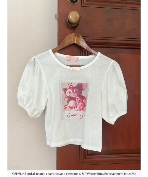 MORE self LOVE(モアセルフラブ)の「【GREMLINS】フォトTEE(Tシャツ/カットソー・レディース・ピンク/ホワイト/ブラック・FREE)」の7枚目の写真