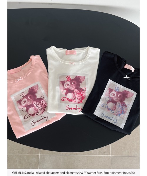MORE self LOVE(モアセルフラブ)の「【GREMLINS】フォトTEE(Tシャツ/カットソー・レディース・ピンク/ホワイト/ブラック・FREE)」の19枚目の写真