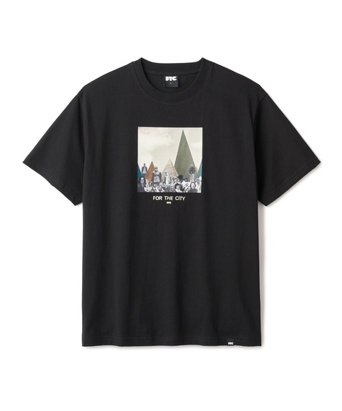 FTC（エフティーシー）の「PYRAMIDS TEE（Tシャツ/カットソー・メンズ・ホワイト/ブラック・LARGE/MEDIUM）」の2枚目の写真