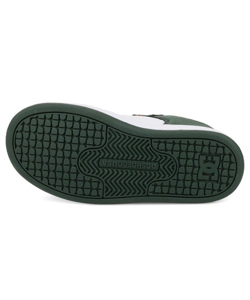 DC SHOES（ディーシーシューズ）の「MANTECA 4 V SN/DCキッズベルクロ付きスニーカー（スニーカー・キッズ・ホワイト×グリーン/ホワイト×グレー・20cm/19cm/18cm/17cm/21cm/25cm/24cm/23cm/22cm）」の5枚目の写真