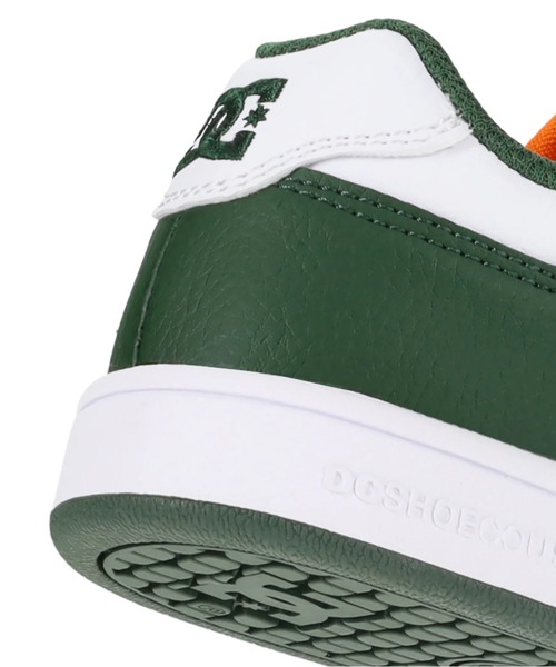 DC SHOES（ディーシーシューズ）の「MANTECA 4 V SN/DCキッズベルクロ付きスニーカー（スニーカー・キッズ・ホワイト×グリーン/ホワイト×グレー・20cm/19cm/18cm/17cm/21cm/25cm/24cm/23cm/22cm）」の8枚目の写真