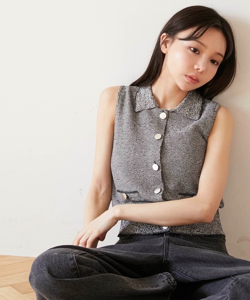 Luan(���A��)�́yLuan�zPOLO KNIT VEST/�|���j�b�g�x�X�g(�x�X�g)