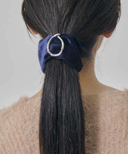 GOLDY（ゴールディ）の「【GOLDY】ベロア メタル ポニー フック 6251003（その他ヘアアクセサリー・レディース・ネイビー/ブラウン/グリーン/ブラック・FREE）」の12枚目の写真