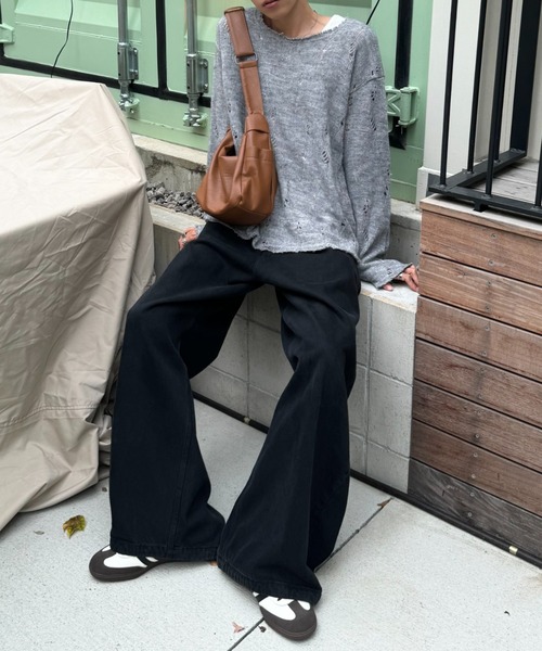 Theater code(シアターコード)の「【30%OFF】Theater code × 6hourssleep Faux Leather Shoulder Bag/フェイクレザーショルダーバッグ/brown 2026年春夏(ショルダーバッグ・メンズ・ブラウン・FREE)」の8枚目の写真