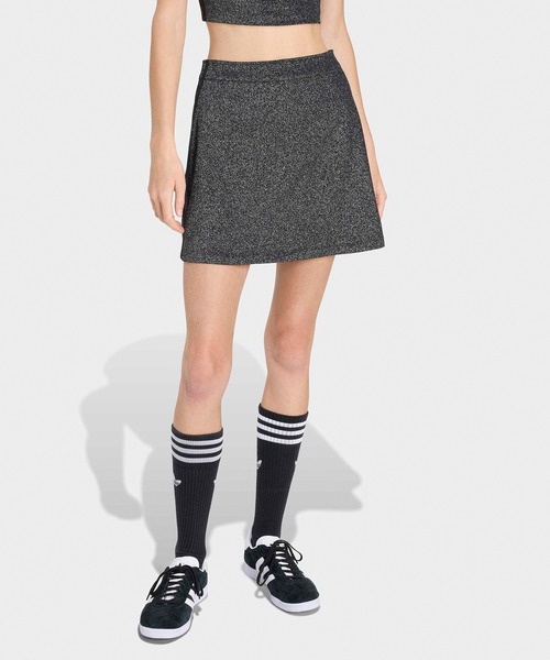 adidas(アディダス)の「adidas/アディダス ORI LUREX SKIRT スカート(スカート・レディース・ブラック・L/M/S/XS)」の4枚目の写真
