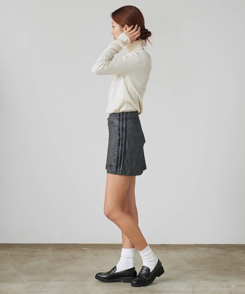 adidas(アディダス)の「adidas/アディダス ORI LUREX SKIRT スカート(スカート・レディース・ブラック・L/M/S/XS)」の8枚目の写真