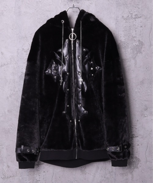 wc モンスター　ファーコート　うさぎ耳 Xmasプレゼントに wc モンスターファーコート うさぎ耳