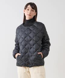 レディースのダウンジャケット/コート（ドット柄）ファッション通販