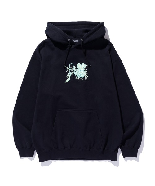 XLARGE（エクストララージ）の「FLUORESCENT EMBROIDERED HOODED SWEATSHIRT（パーカー・メンズ・ブラック/オフホワイト/ネイビー・S/M/L/XL）」の16枚目の写真