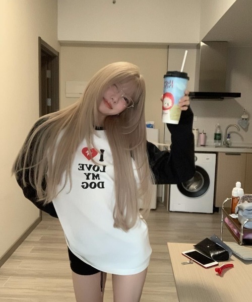 ViViDAY(ビビデー)の「配色ラグランルーズロンT(Tシャツ/カットソー・レディース・ホワイト・M)」の3枚目の写真